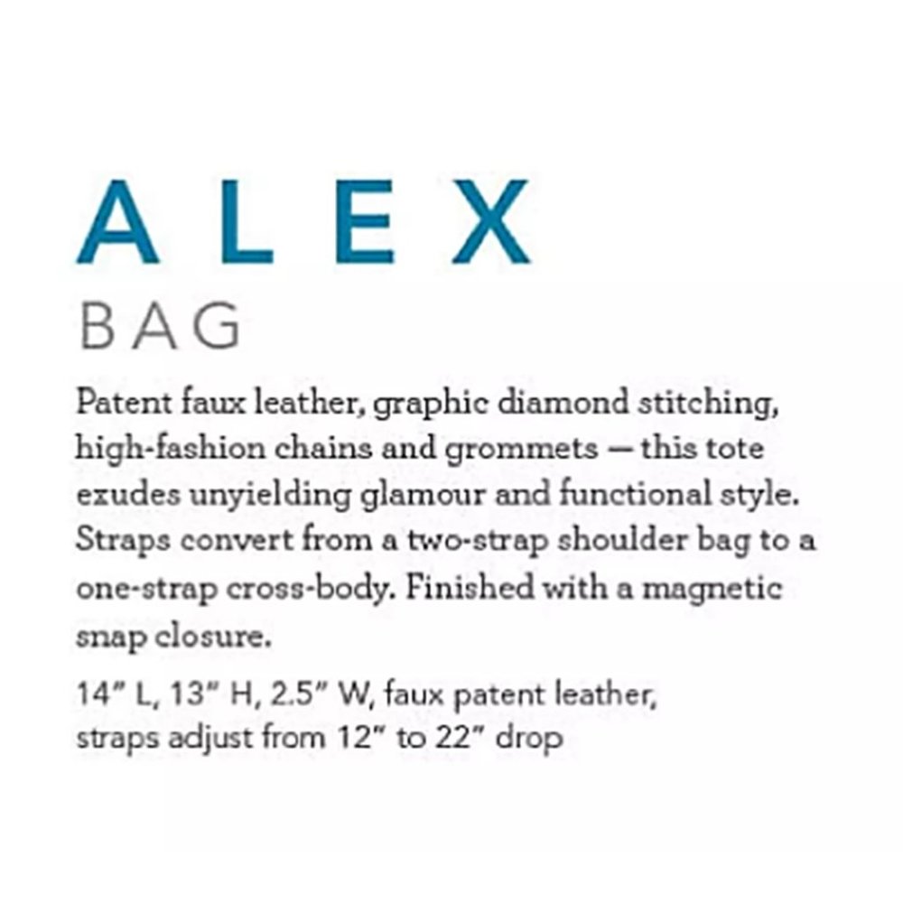 Grace Adele Adjustable Strap Alex Bag - image 6